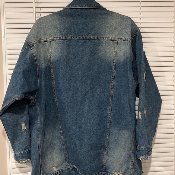 Distressed Jean Jacket - Picture 4 of 4